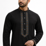 Black Cotton Panjabi