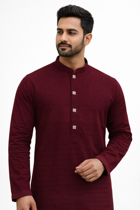 Popcorn Fabric Panjabi