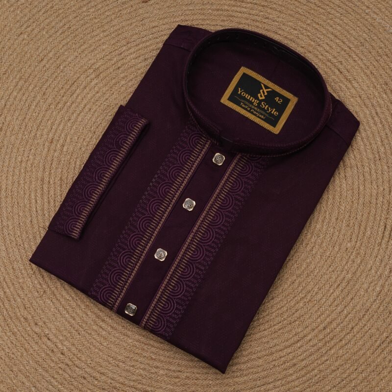 Embroidered Cotton Panjabi