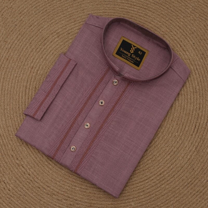 Striped Cotton Panjabi – Timeless Comfort, Modern Elegance