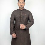 Premium Dark Brown Punjabi