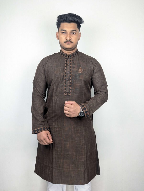 Premium Dark Brown Punjabi