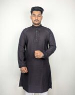 Premium Purple Cotton Blend Punjabi