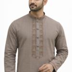 Textured Cotton Panjabi