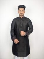 Premium Black Designed Punjabi