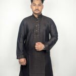 Deep Brown Embroidered Punjabi