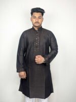 Deep Brown Embroidered Punjabi